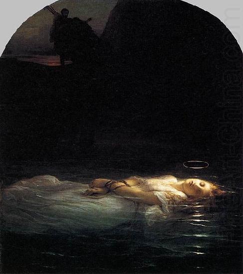 A Christian Martyr Drowned in the Tiber During the Reign of Diocletian, Eugene Delacroix